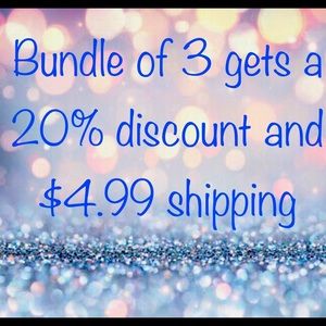 🎁🎁🎁 Bundle three items and get a 20% discount and 4.99 shipping.🎁🎁🎁